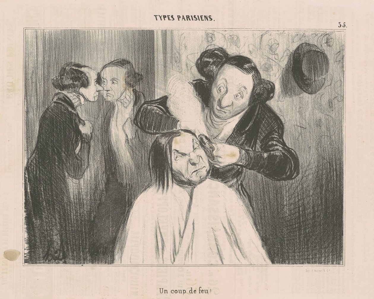 Et skudd! av Honoré Daumier