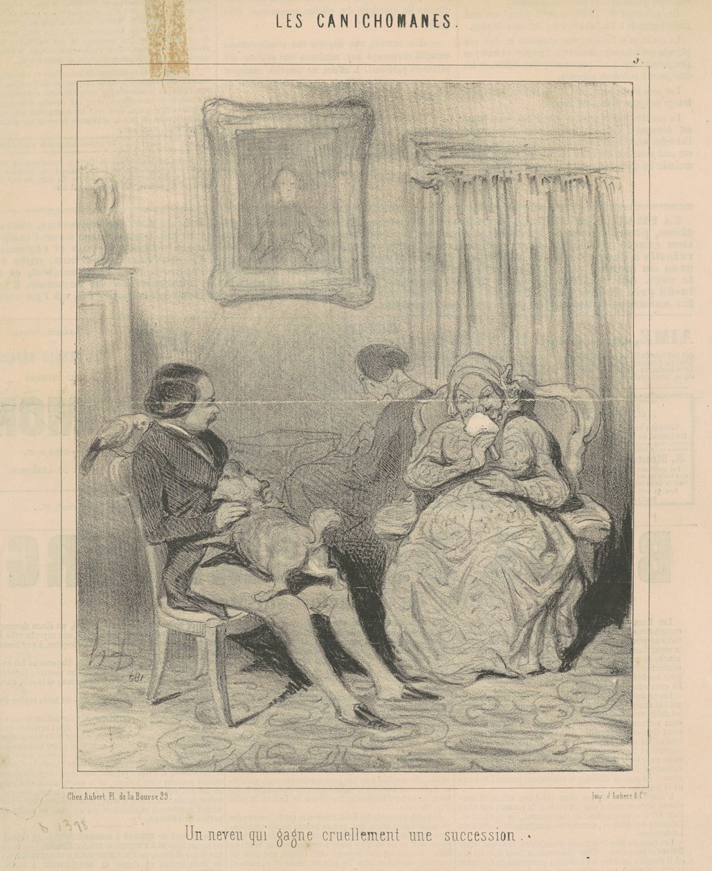En nevø som på grusomt vis får en eiendom av Honoré Daumier