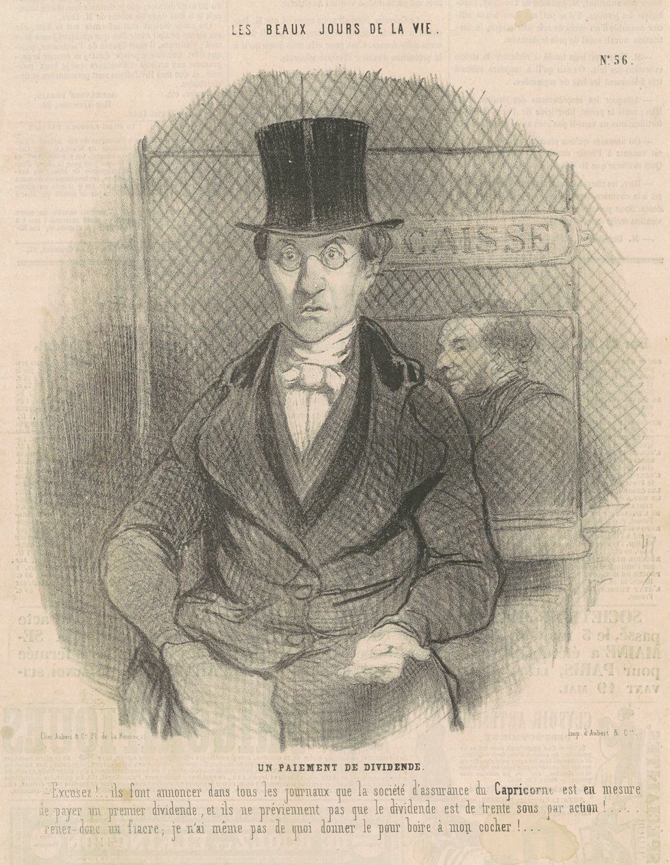 En utbyttebetaling av Honoré Daumier
