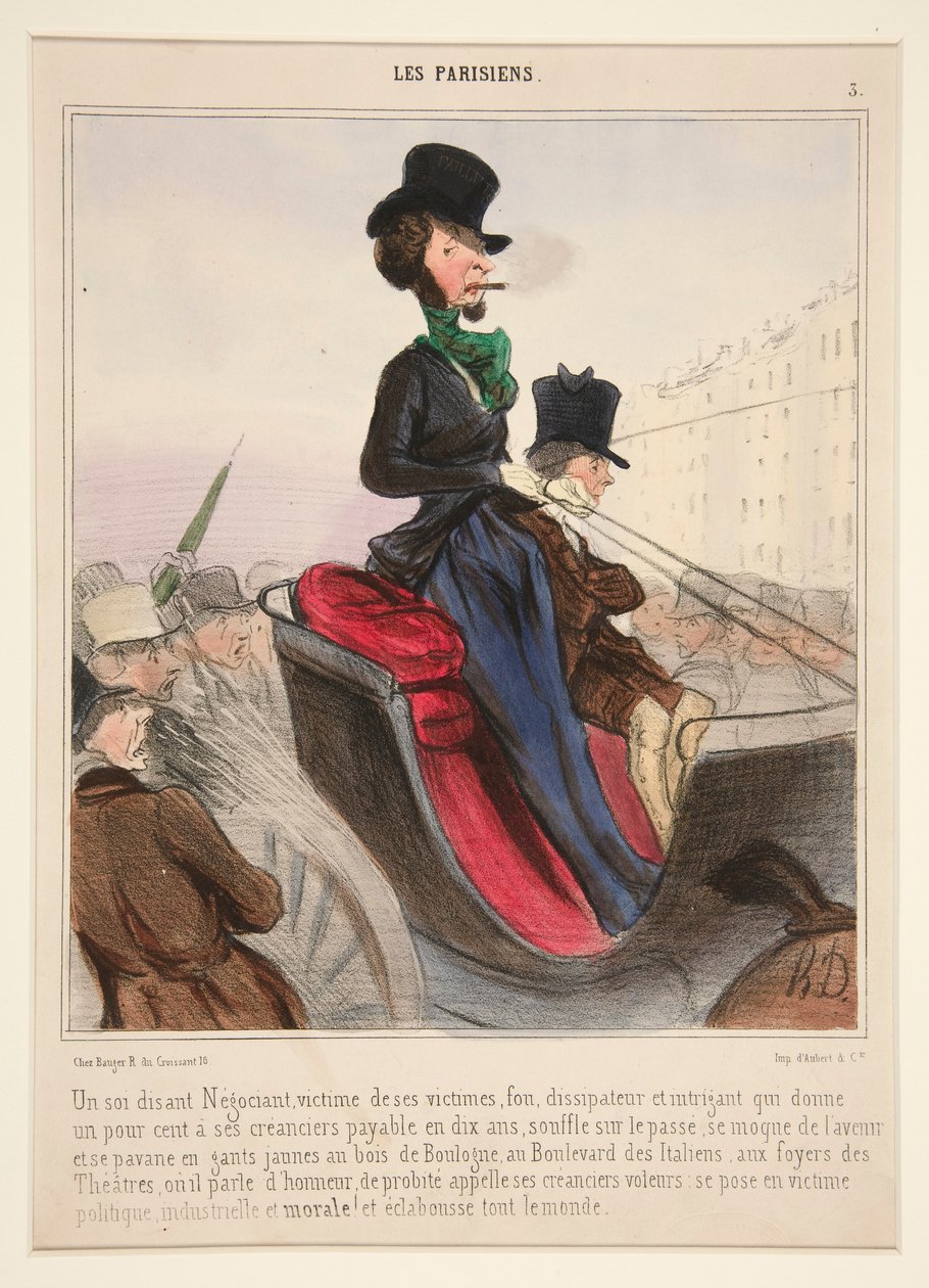 Et såkalt handelsoffer for sine ofre av Honoré Daumier