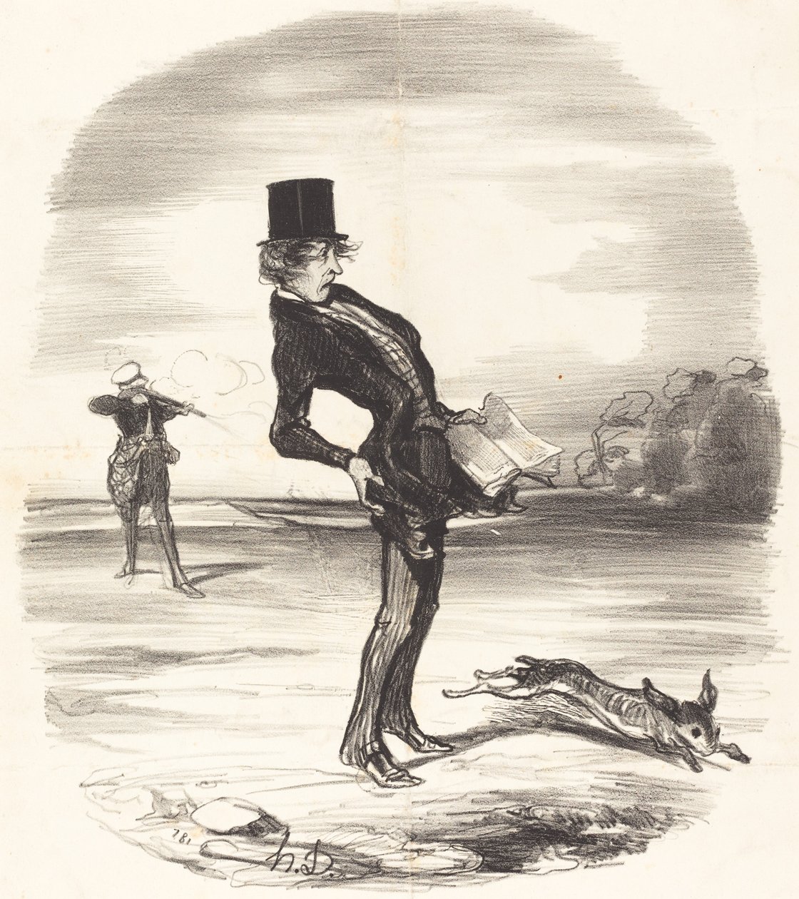 En forskjøvet last av Honoré Daumier