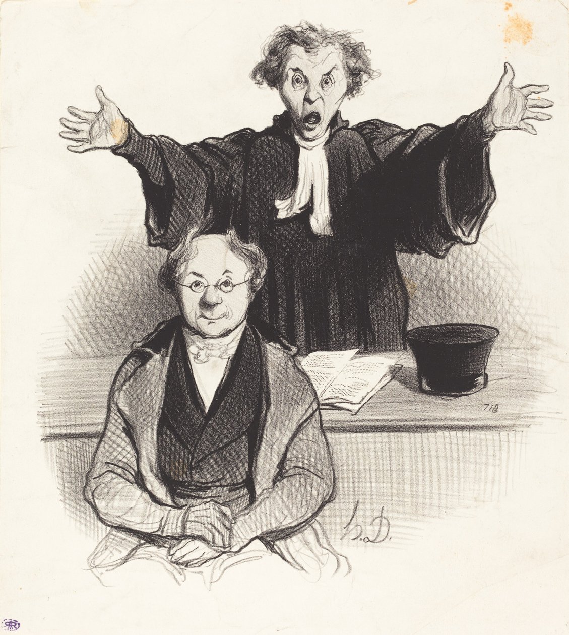 En anmodning om separasjon av Honoré Daumier