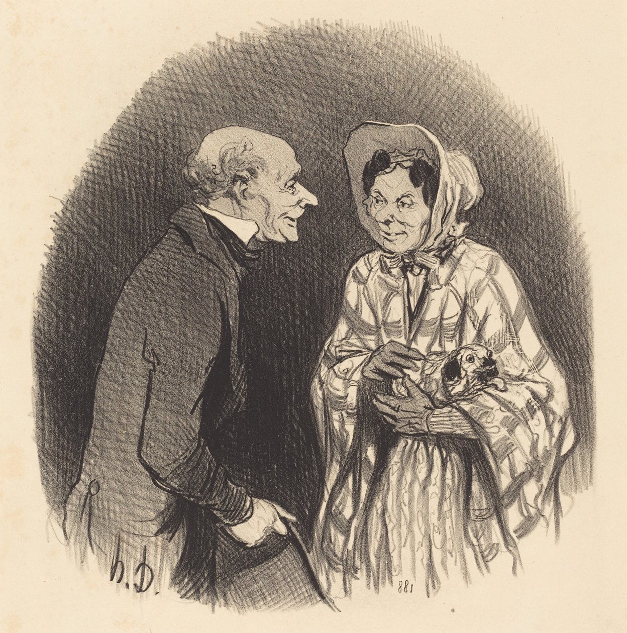 Et nytt bekjentskap av Honoré Daumier