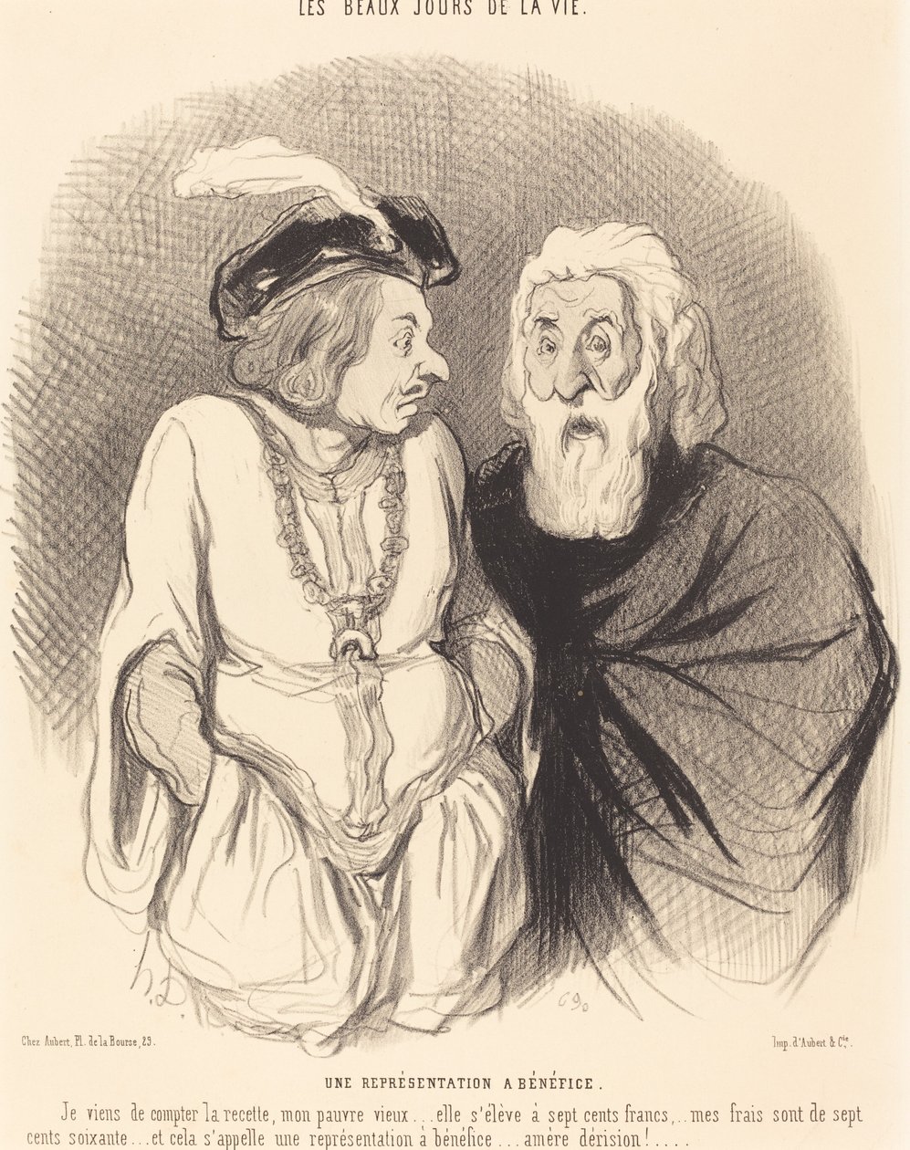Representasjon har fordel av Honoré Daumier