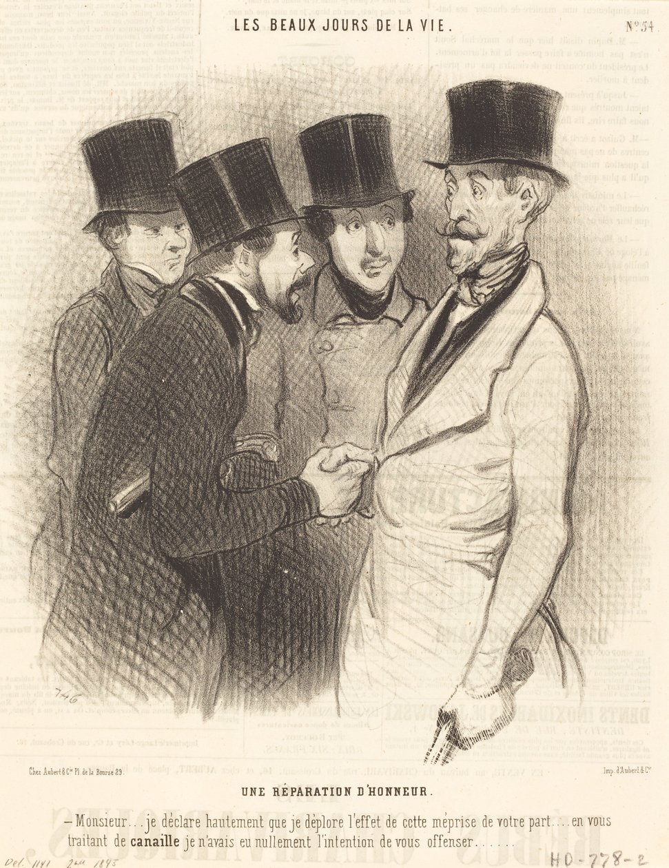 En æresreparasjon av Honoré Daumier