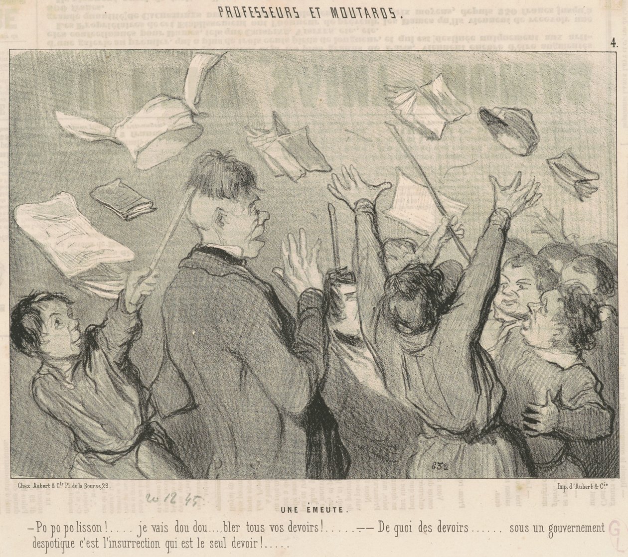 Opptøyer av Honoré Daumier