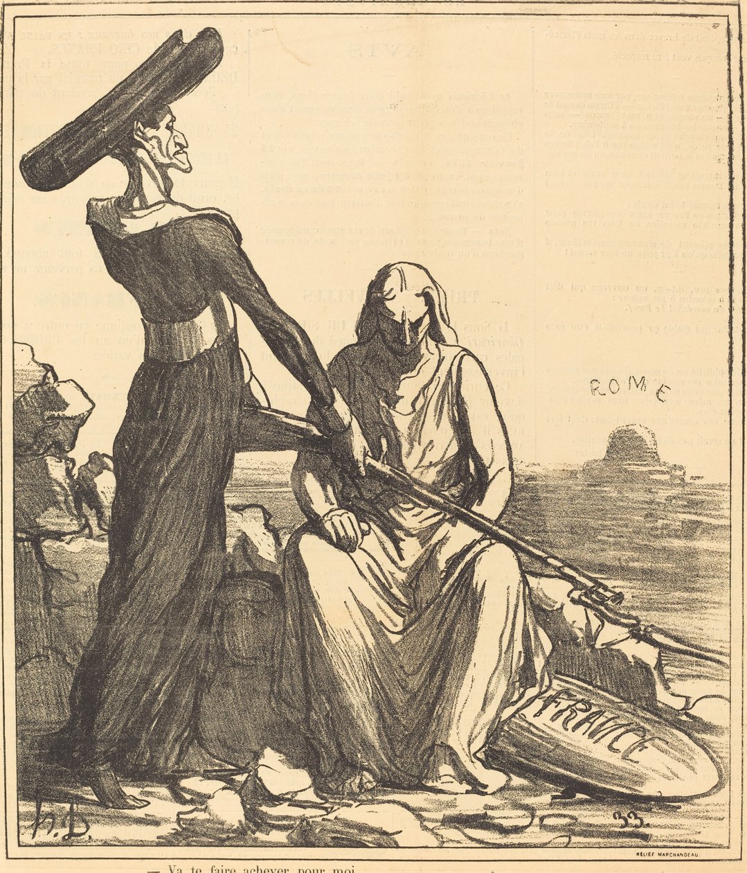 Skal gjøre deg ferdig for meg av Honoré Daumier