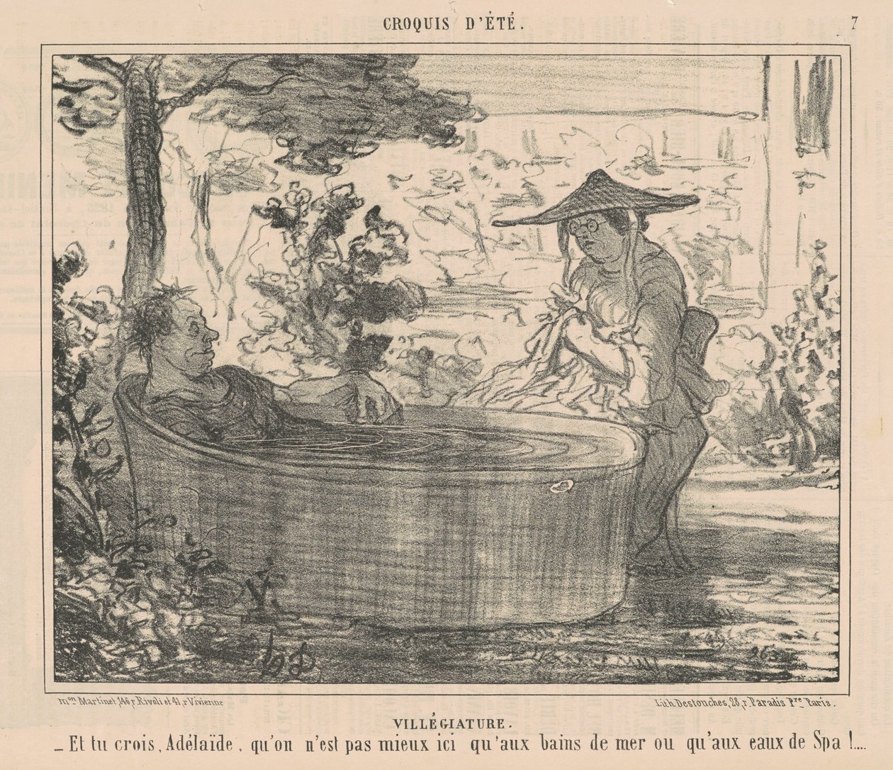 Feriested av Honoré Daumier