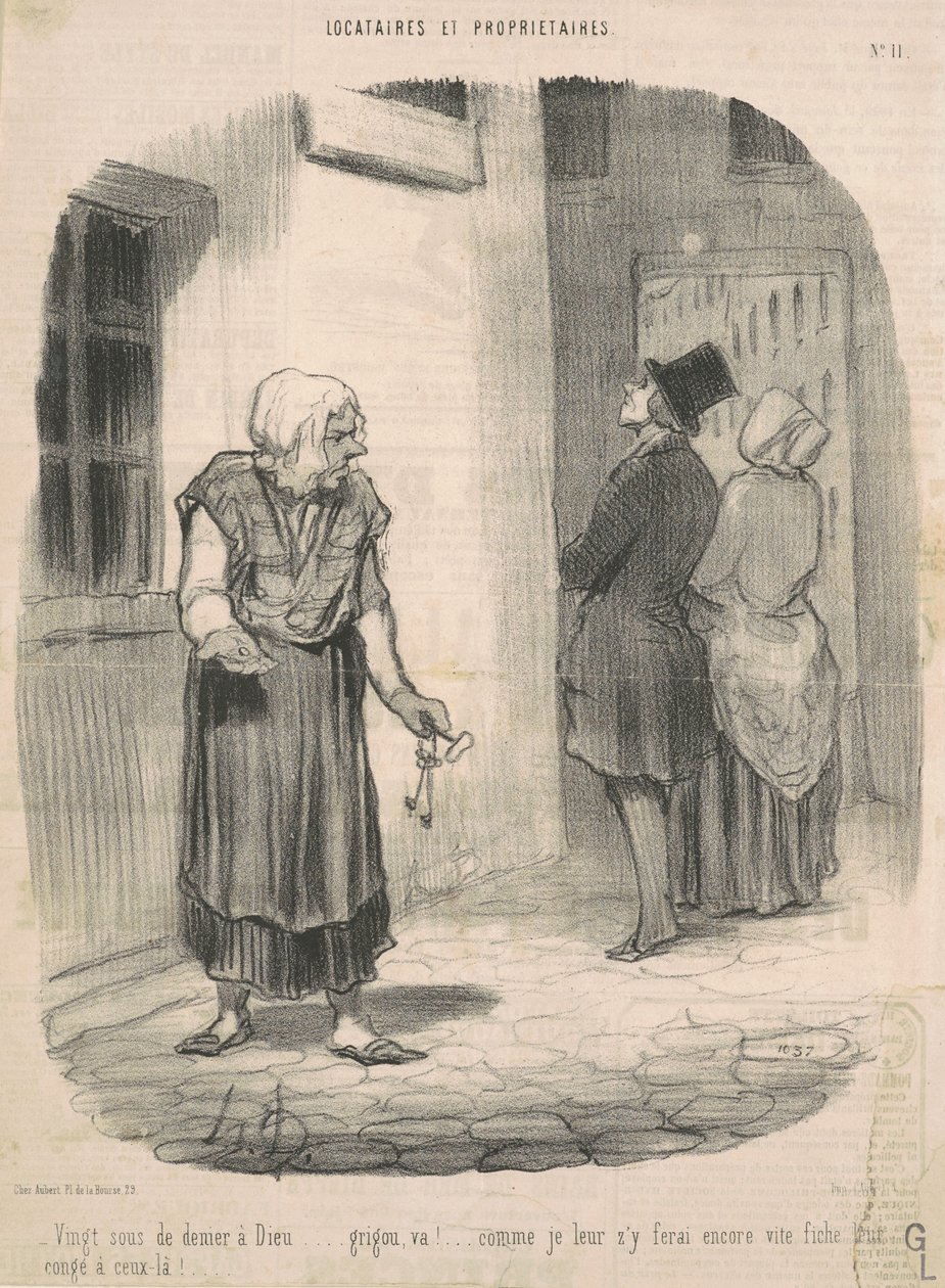 Tjue øre til Gud... av Honoré Daumier