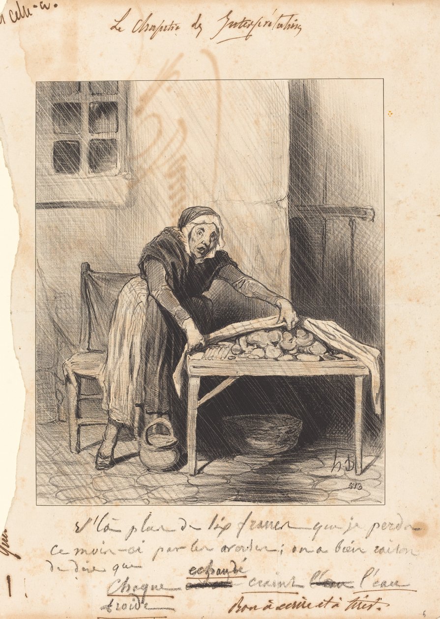 Det er mer enn seks franc jeg taper... av Honoré Daumier
