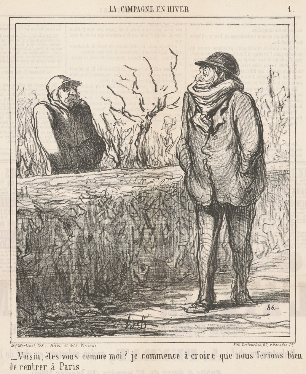 Nabo, er du som meg? ... av Honoré Daumier