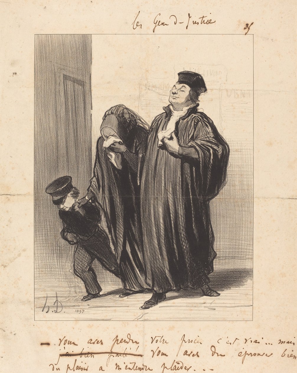 Du tapte saken, det er sant... av Honoré Daumier