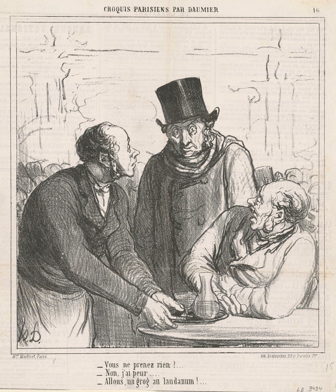 Tar du ingenting? av Honoré Daumier