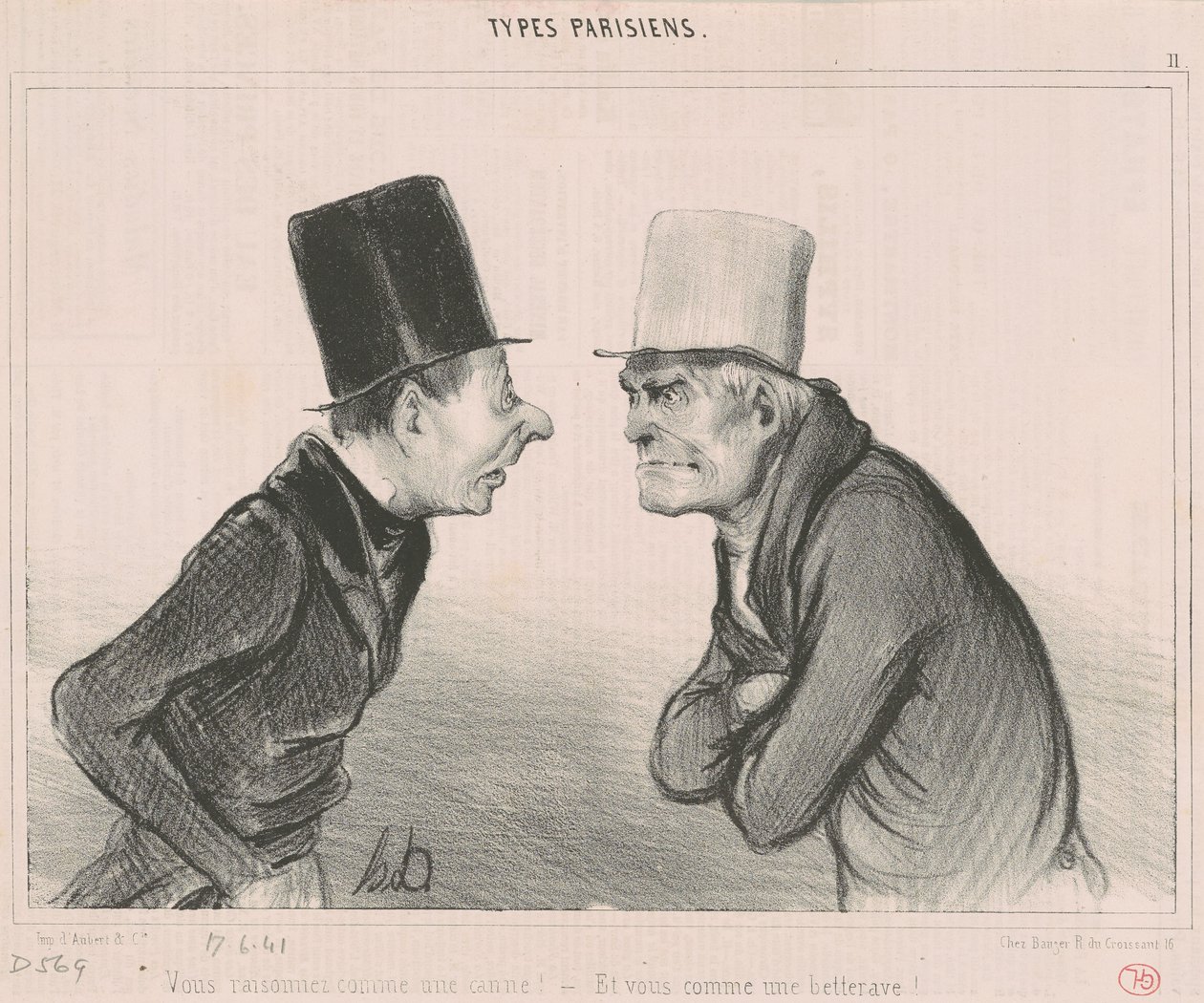Du resonnerer som en stokk! av Honoré Daumier