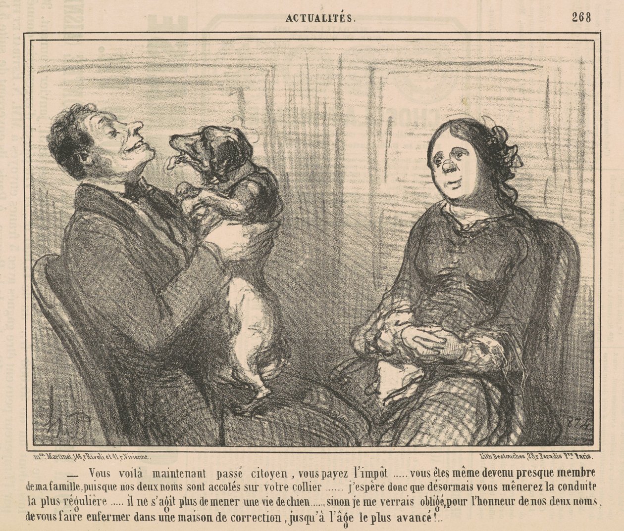 Her er du nå borgerpass av Honoré Daumier