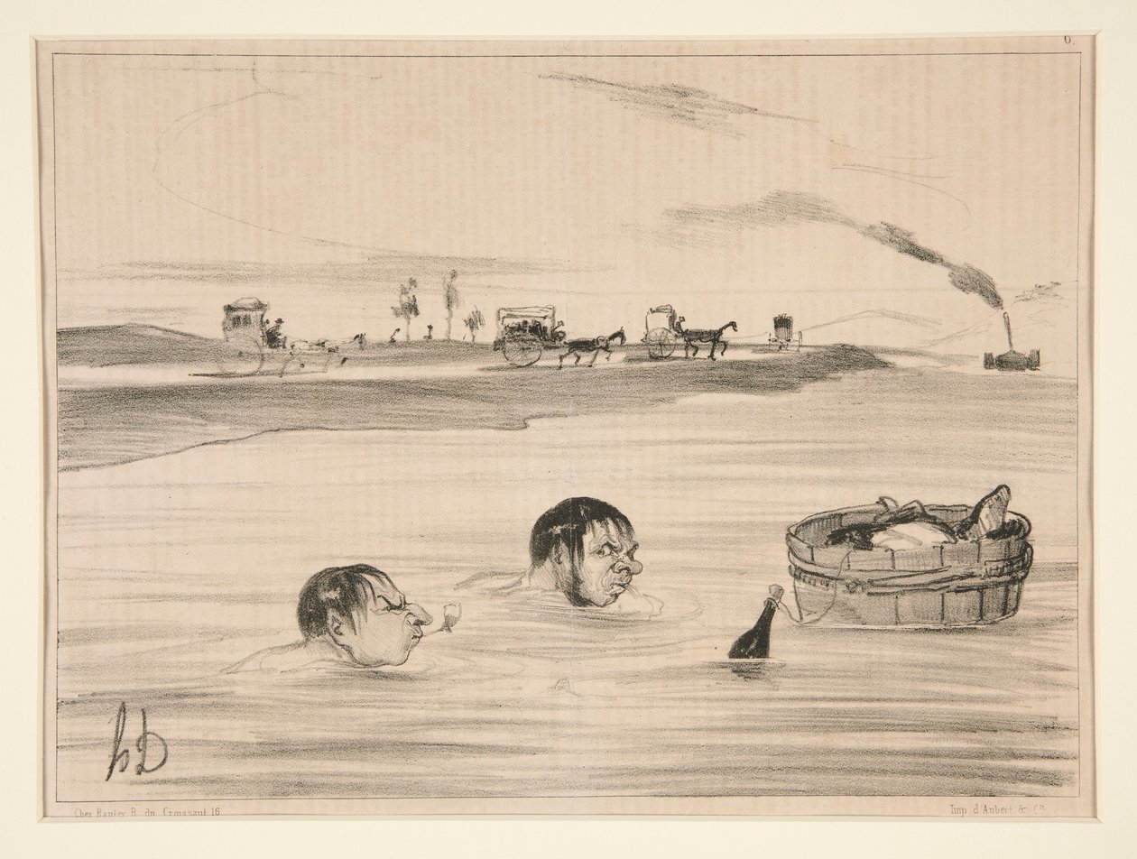 Reis til St. Cloud av Honoré Daumier