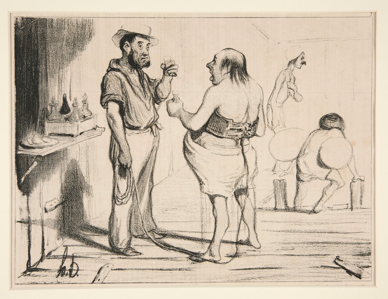 Du skjønner, Bourgeois, du er nettopp i av Honoré Daumier