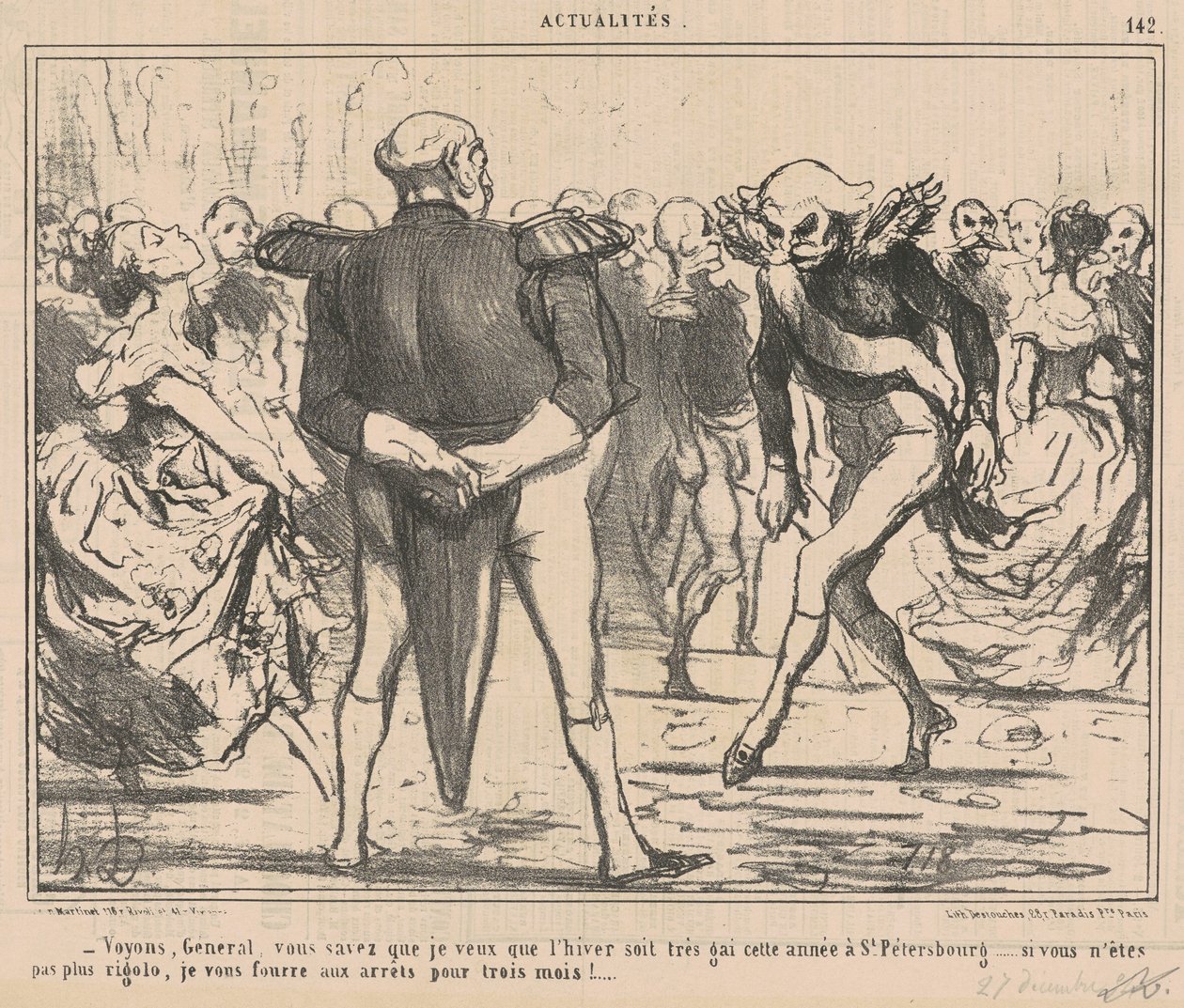 Kom igjen, general... av Honoré Daumier