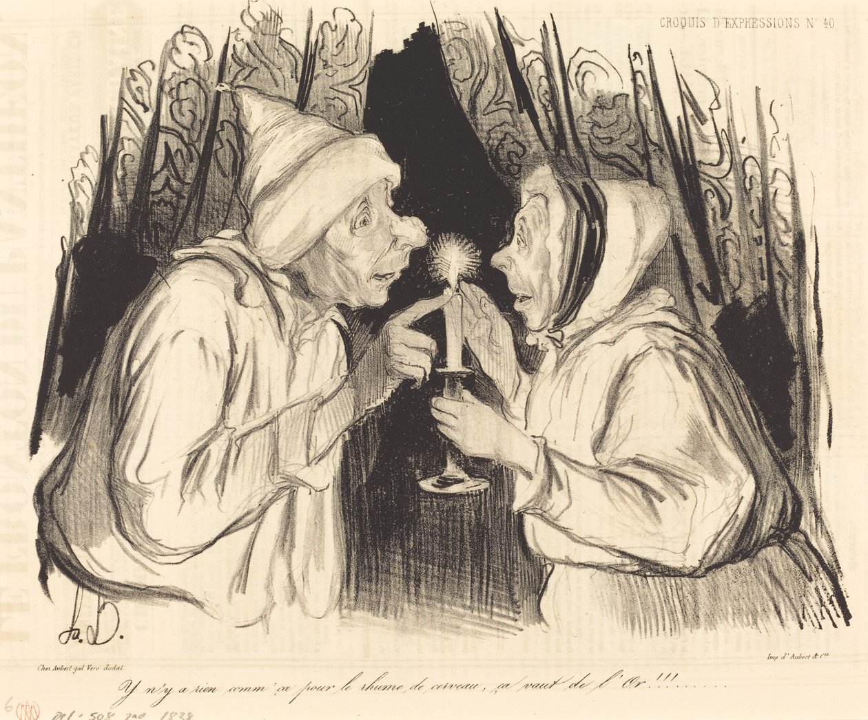 Det er ikke noe sånt for forkjølelse... av Honoré Daumier