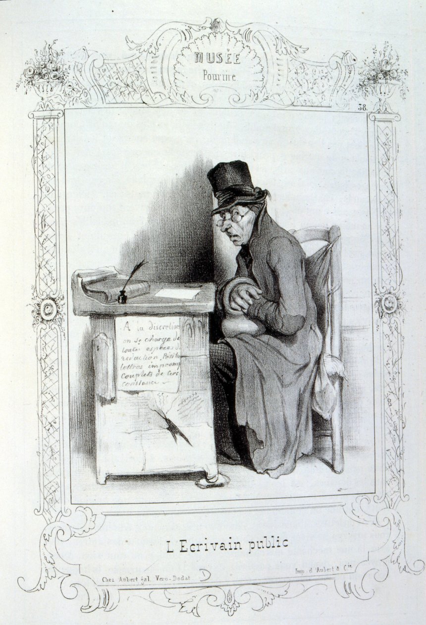 illustrasjoner om ideer og legender Philipon under tittelen Les Cent og Robert Macaire av Honoré Daumier