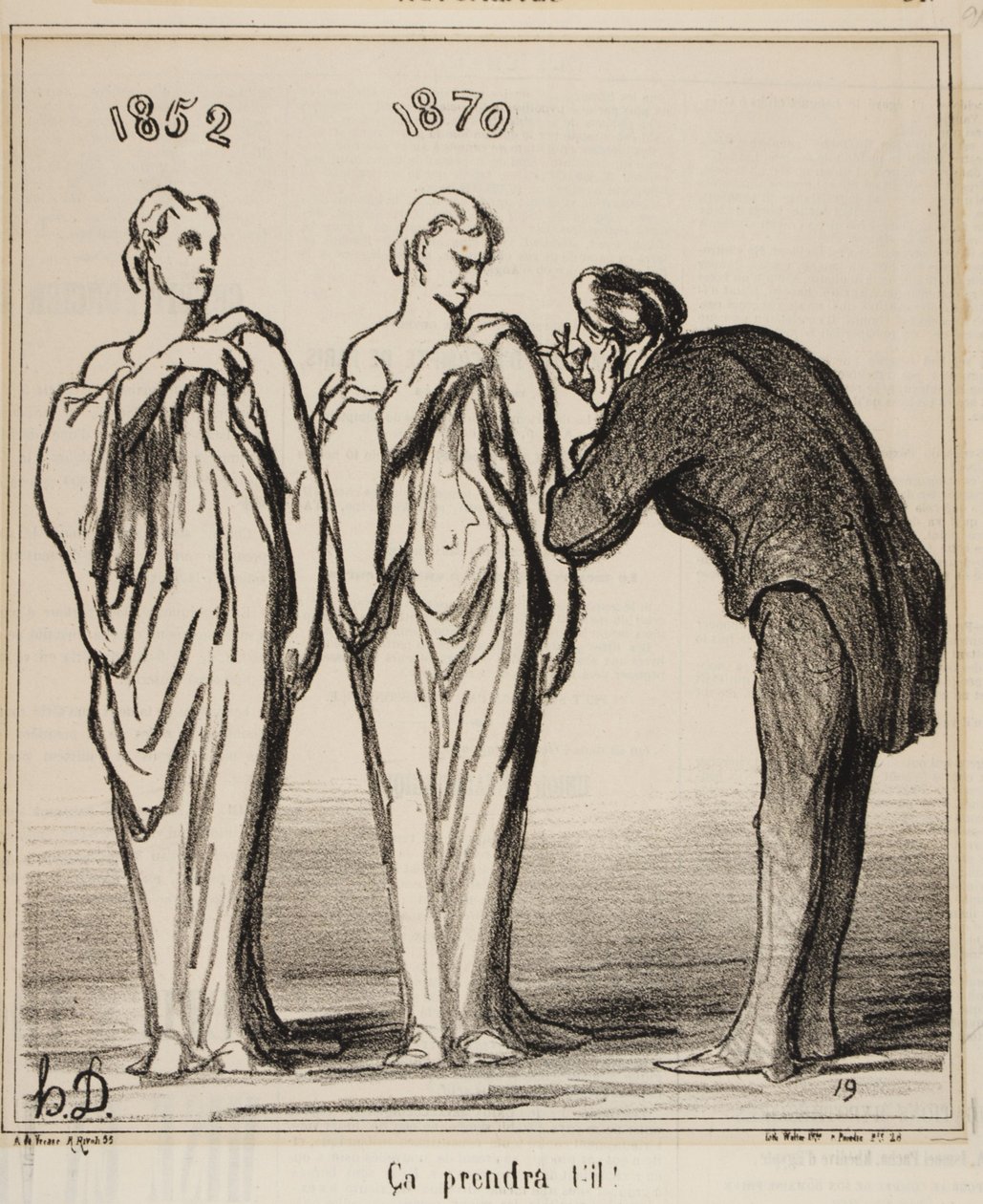 Vil det ta!, 1870 av Honoré Daumier