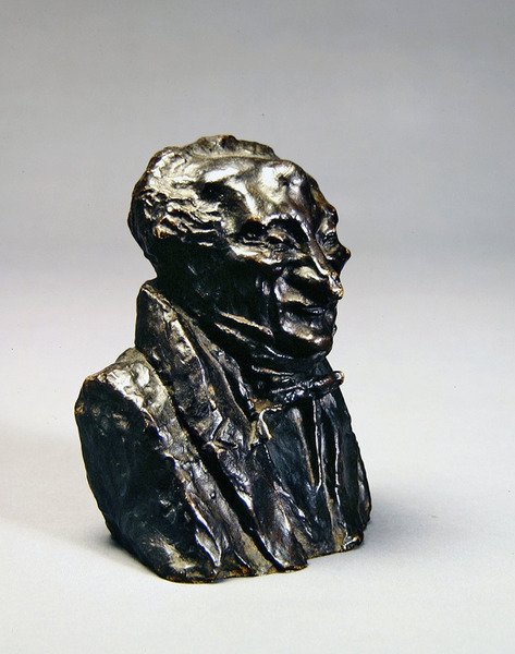 Byste av Alexandre-Simon Pataille (bronse) av Honore (after) Daumier