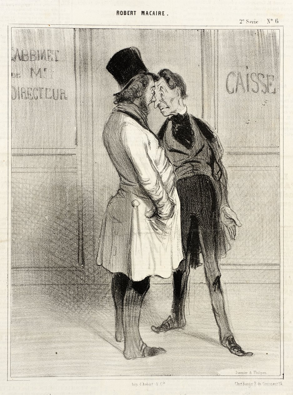 (Robert) Nå, min kjære direktør... av Honoré Daumier