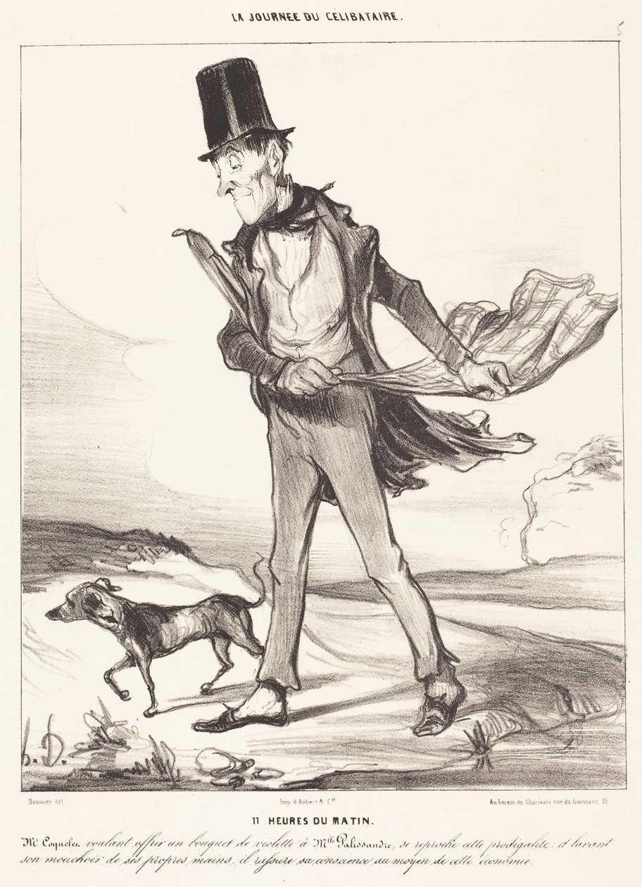 Klokken 11 om formiddagen av Honoré Daumier