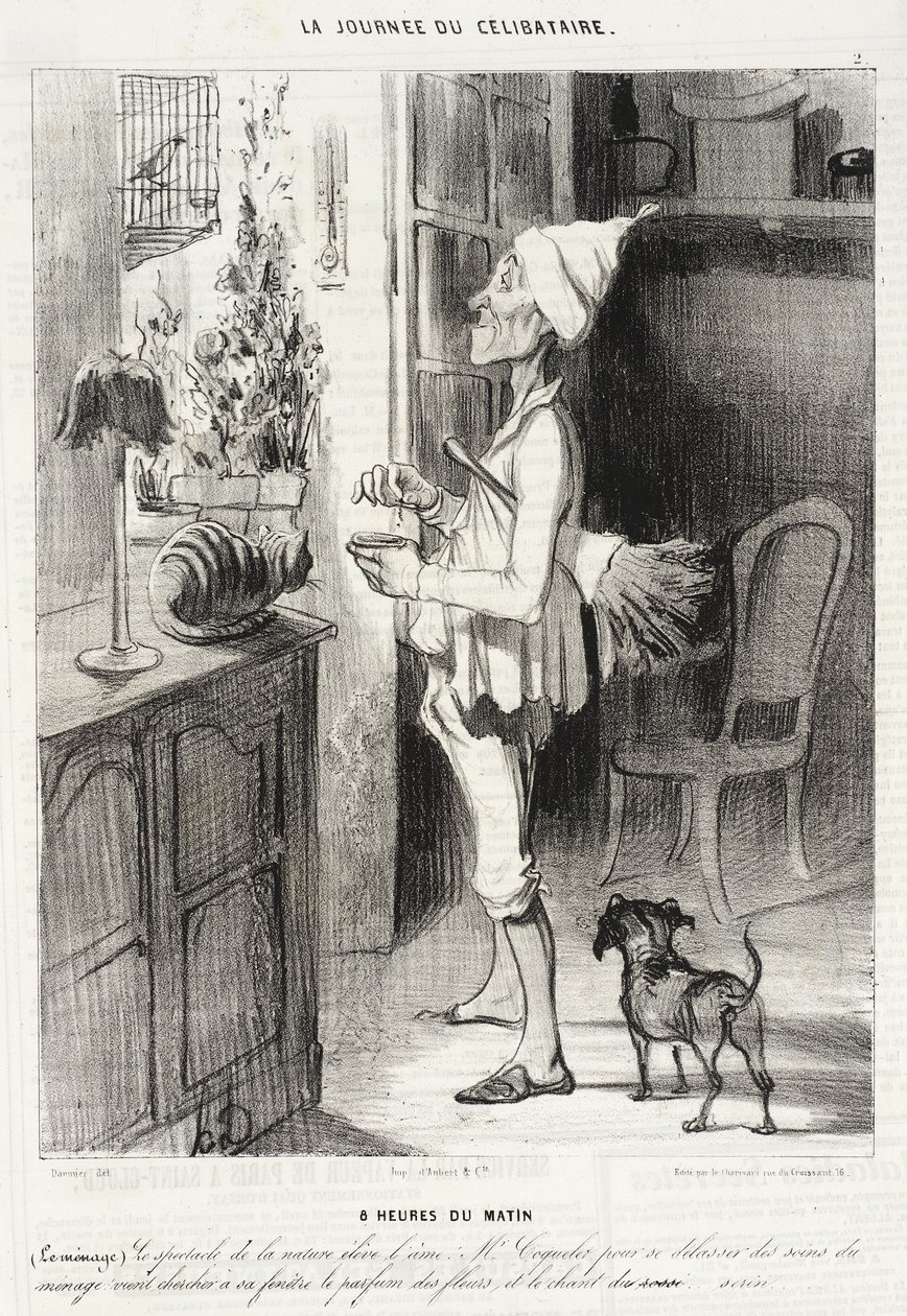 Klokken 8 om morgenen av Honoré Daumier