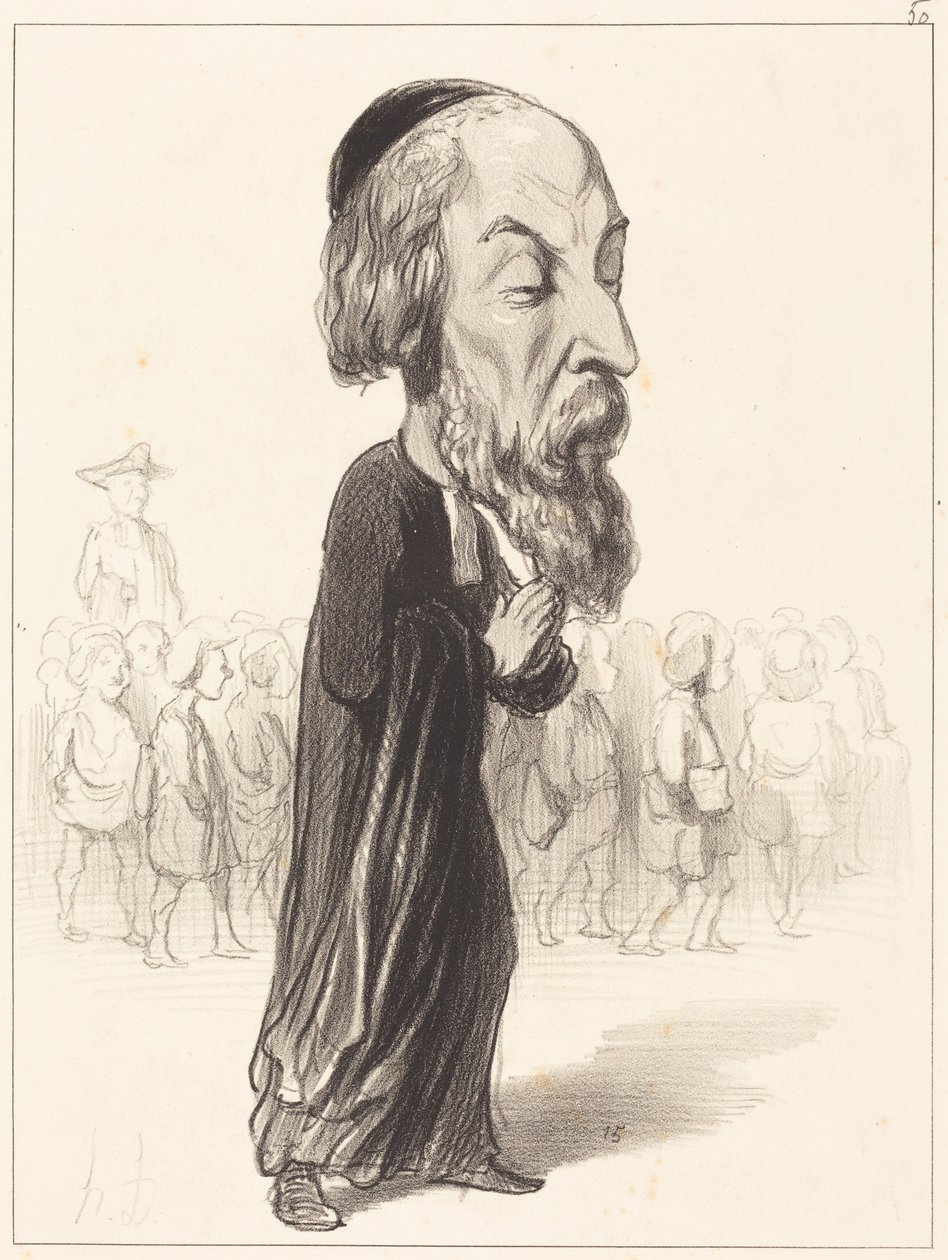 A. Fréd. Pierre, grev de Falloux av Honoré Daumier