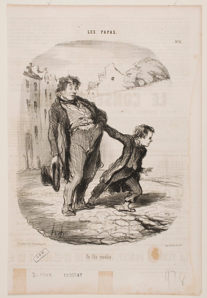 En mønstersønn av Honoré Daumier
