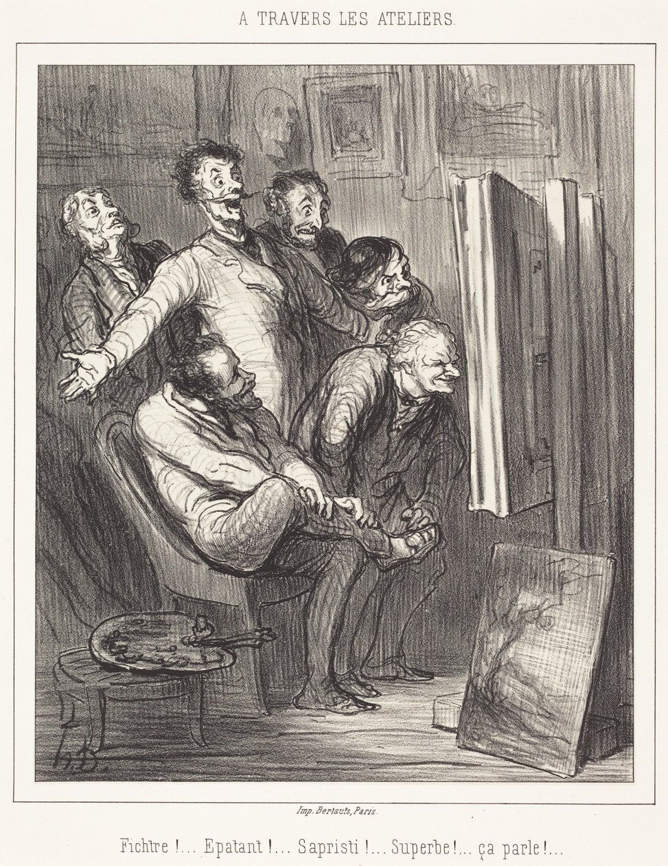 Gjennom atelierene av Honoré Daumier