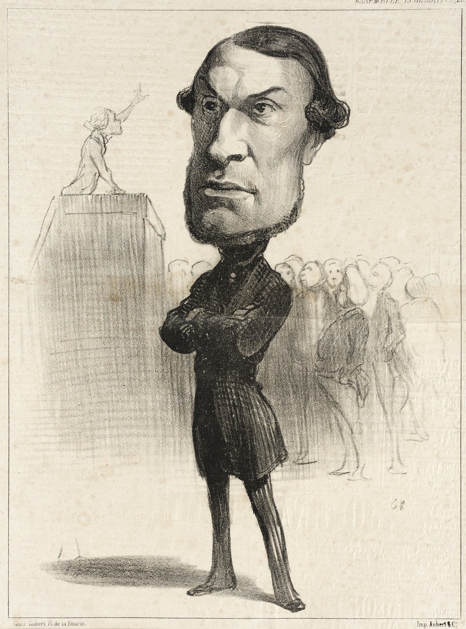 Achille Fould av Honoré Daumier