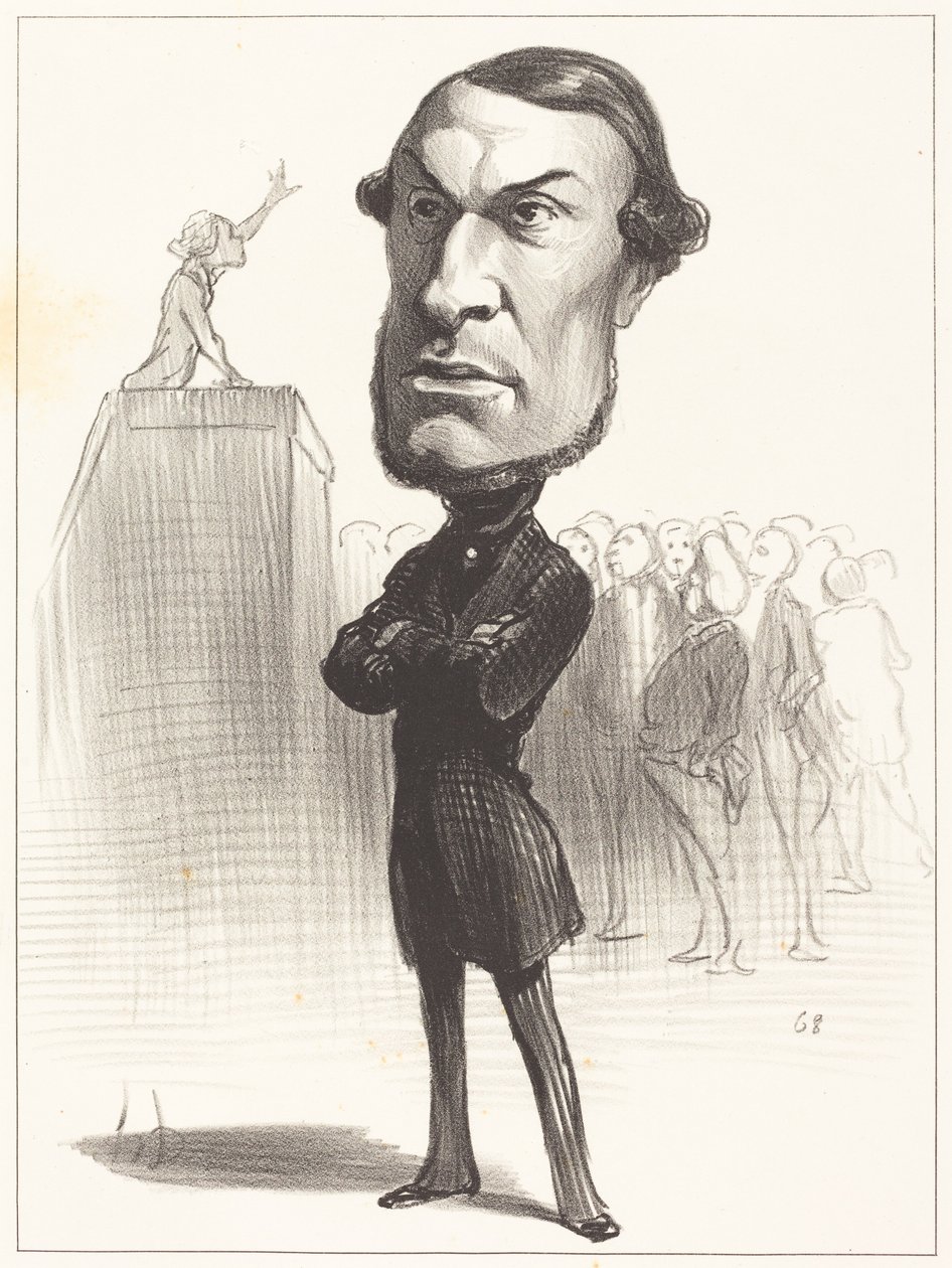 Achille Fould av Honoré Daumier