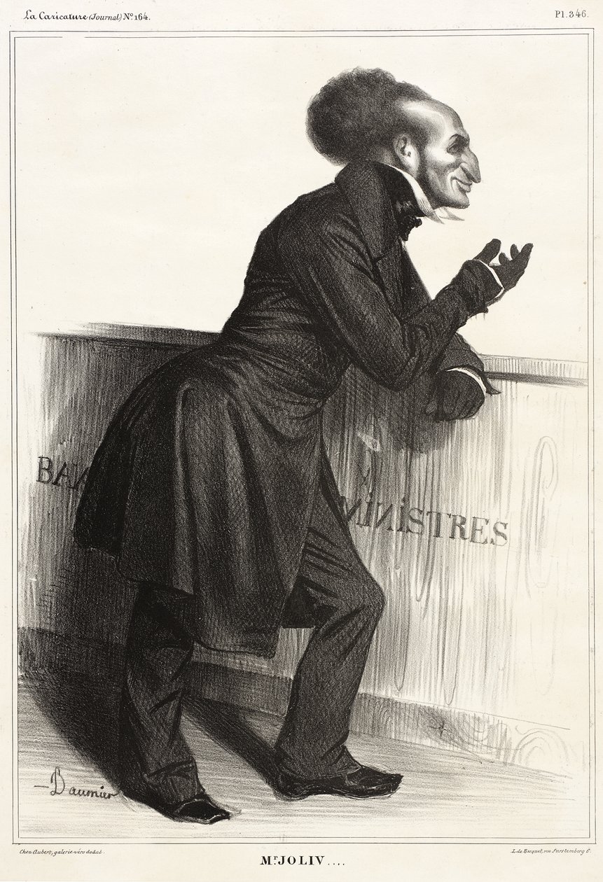Adolphe Jollivet av Honoré Daumier