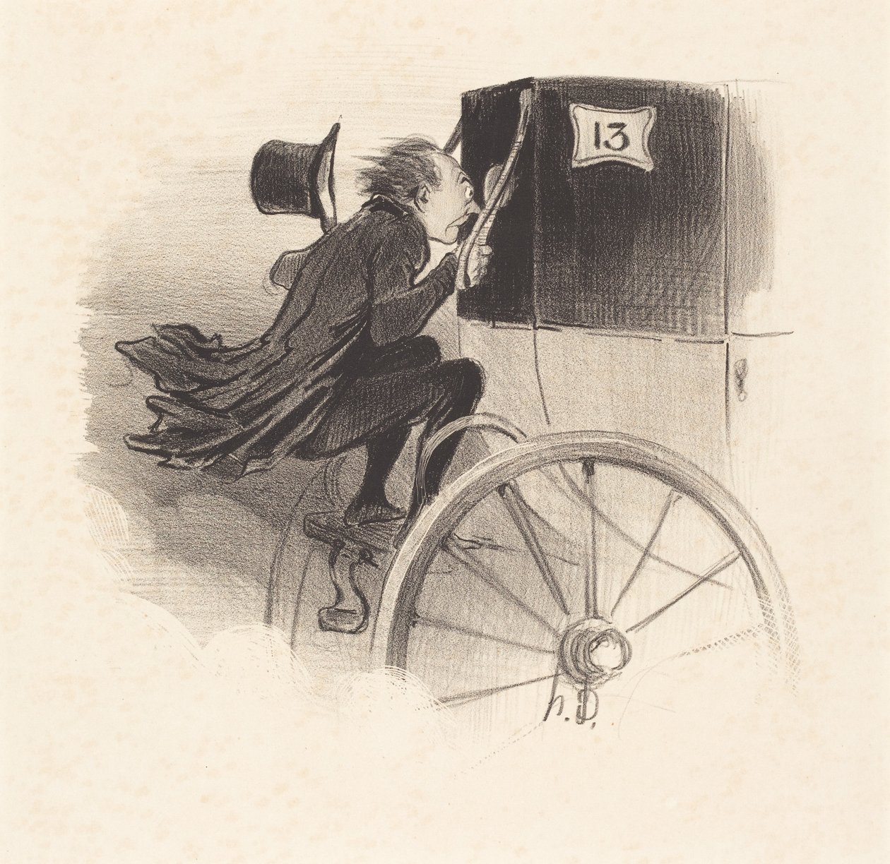 Ah! veldig bra er jeg sikker på! ulykkelig... av Honoré Daumier