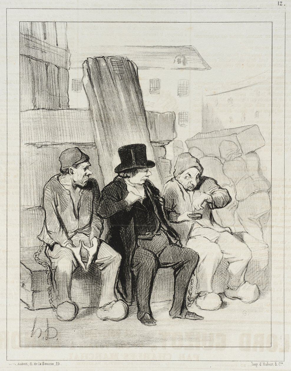 Så altså, min venn, som tjuetoåring hadde du allerede drept tre menn... av Honoré Daumier