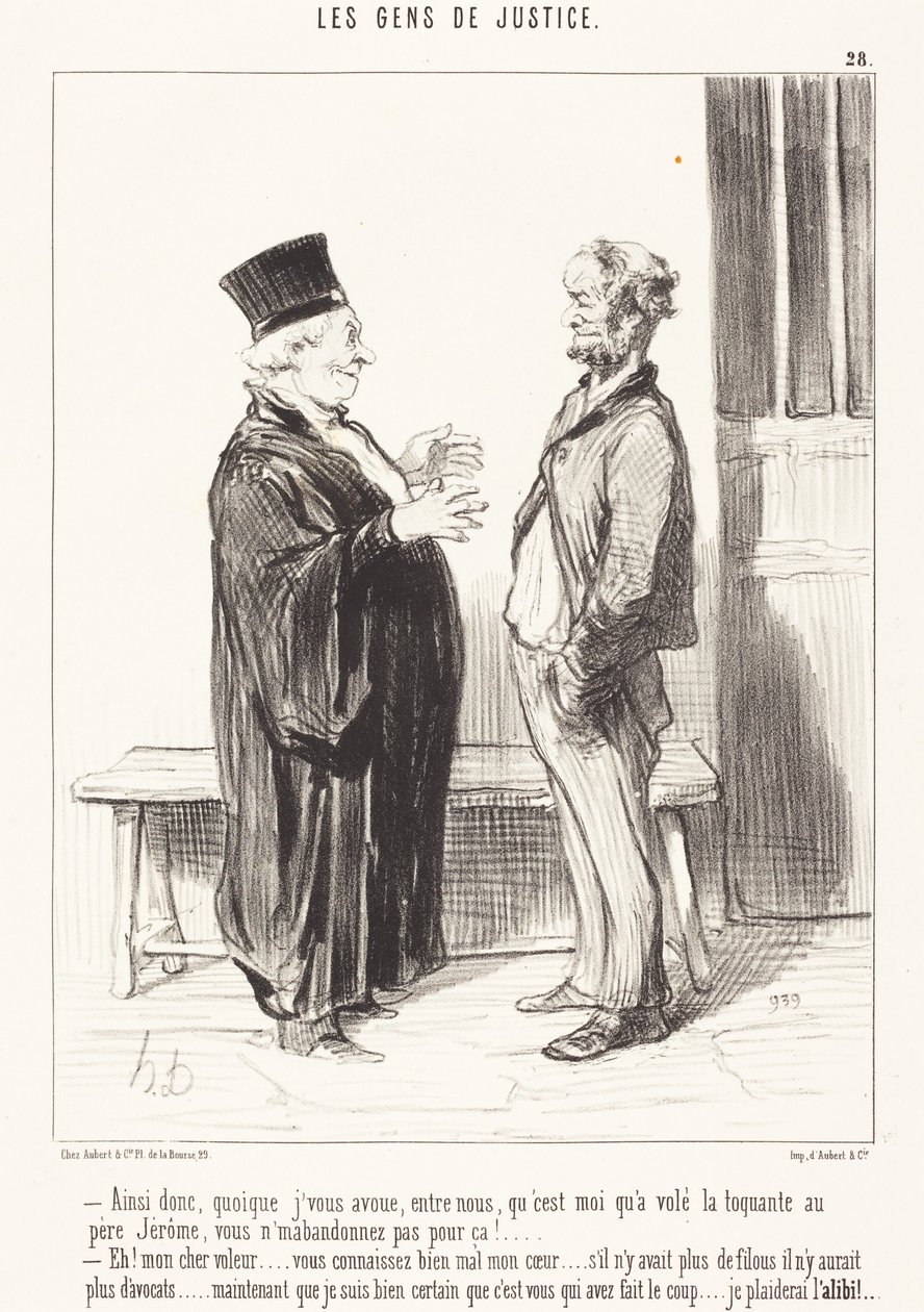 Altså, selv om jeg innrømmer for Dem ... av Honoré Daumier