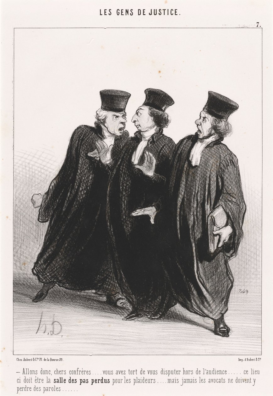 Kom igjen, kjære kolleger... av Honoré Daumier