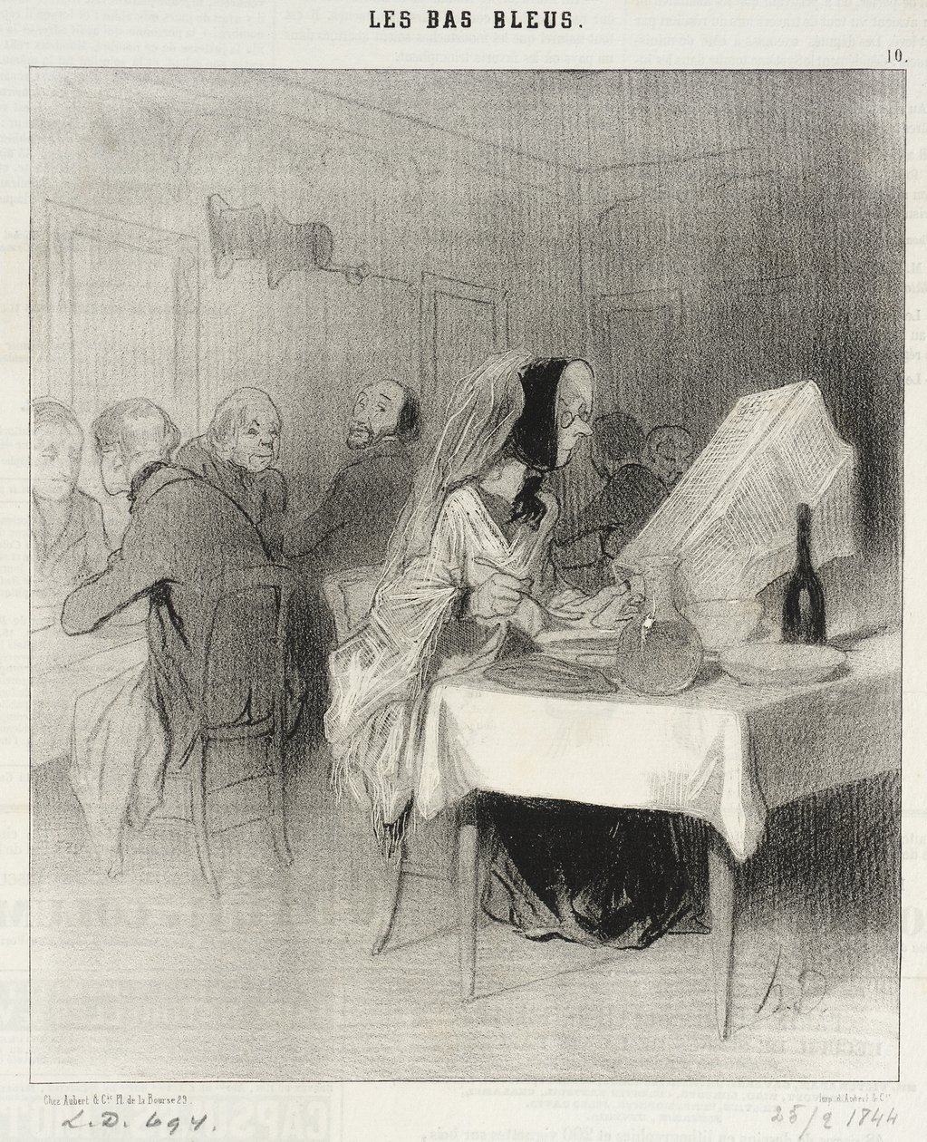 Kom igjen!... de har ennå ikke anmeldt romanen min... av Honoré Daumier