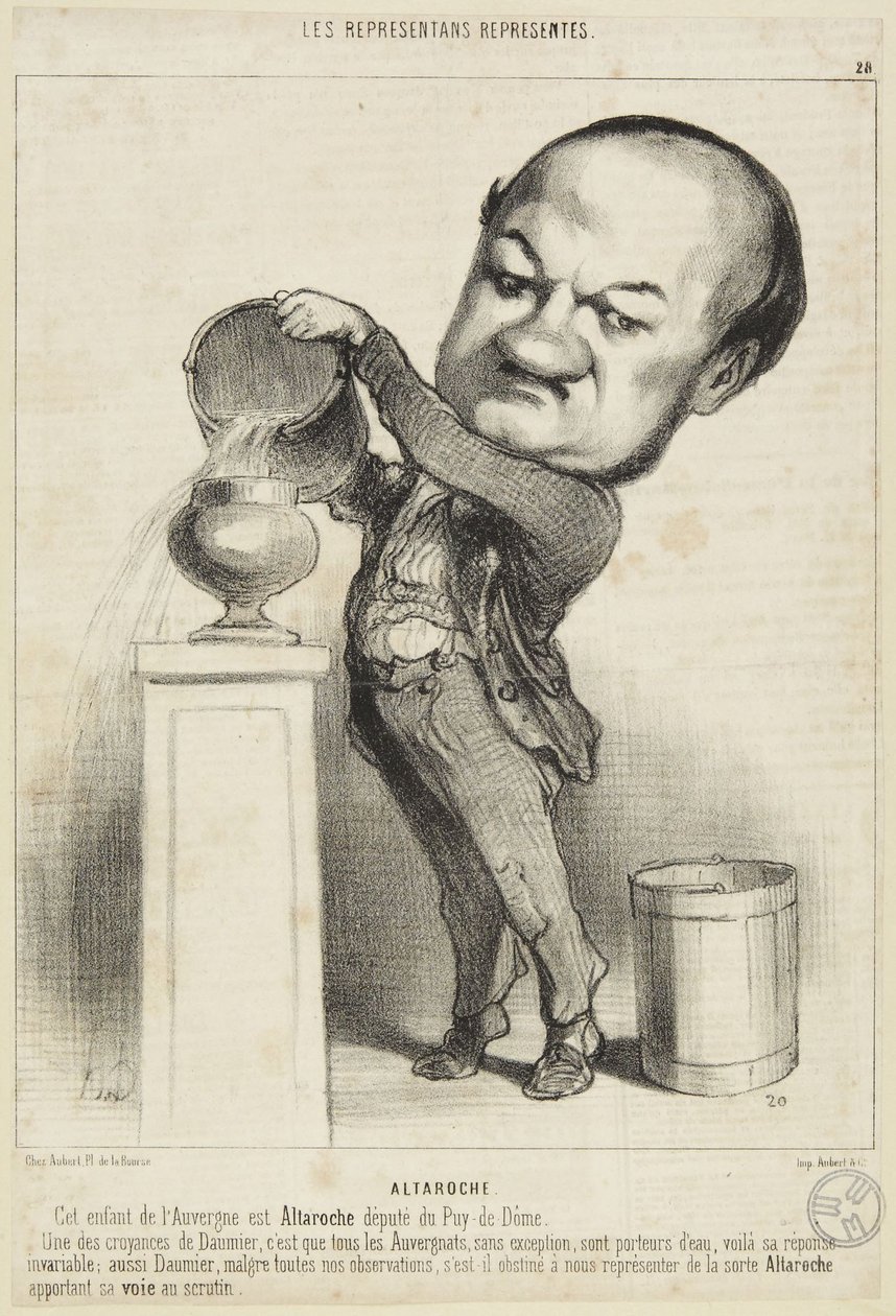 «Altaroche» av Honoré Daumier