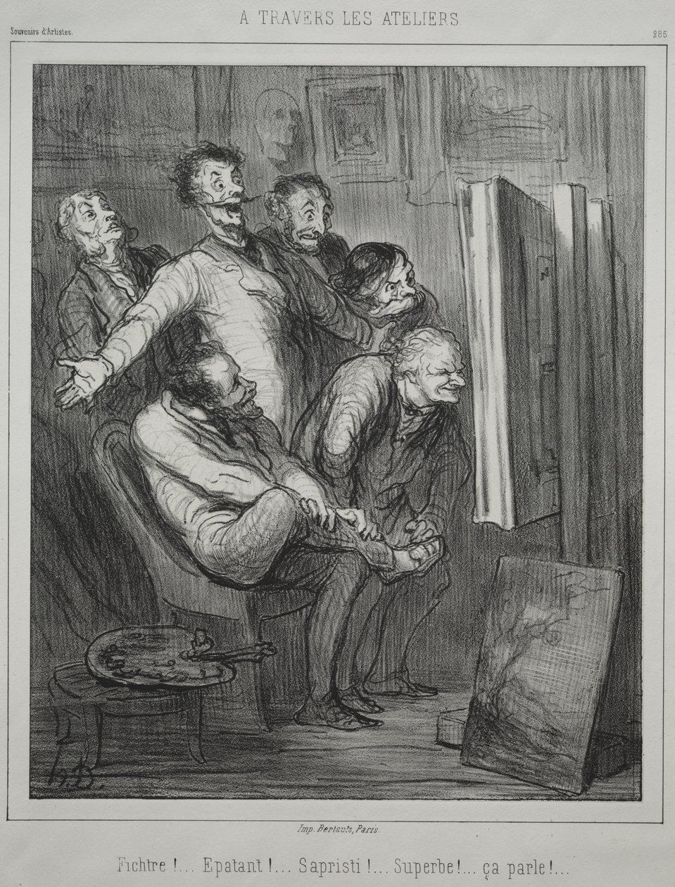 Gjennom studioene av Honoré Daumier