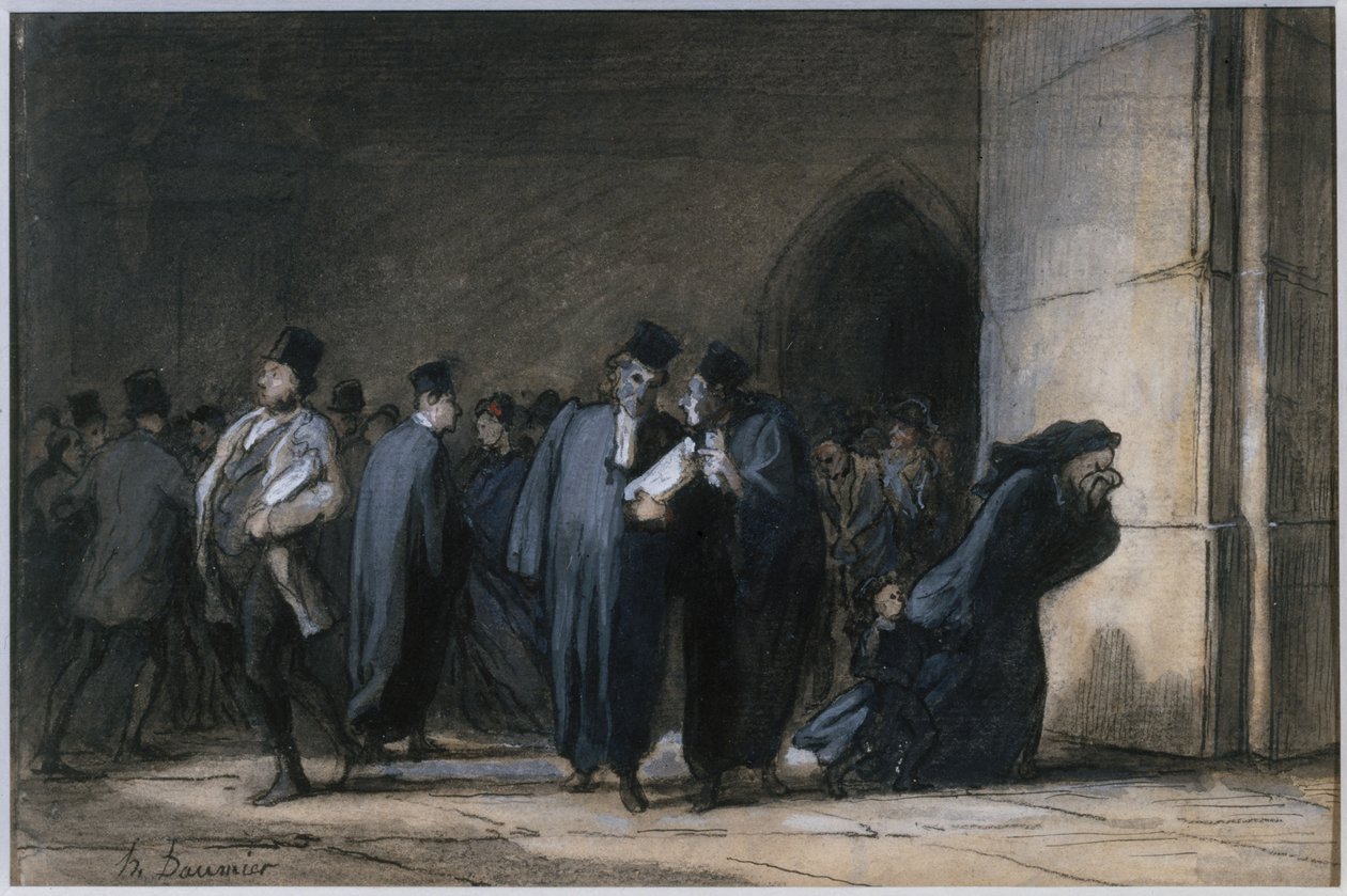I justispalasset av Honoré Daumier