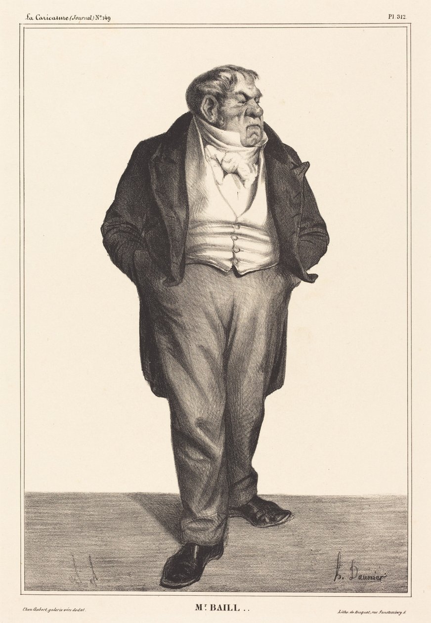 Baillot av Honoré Daumier
