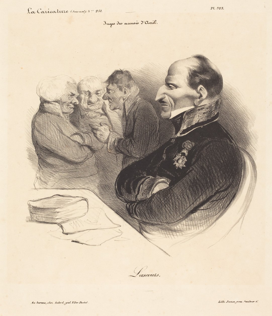 Baron de Lascours av Honoré Daumier