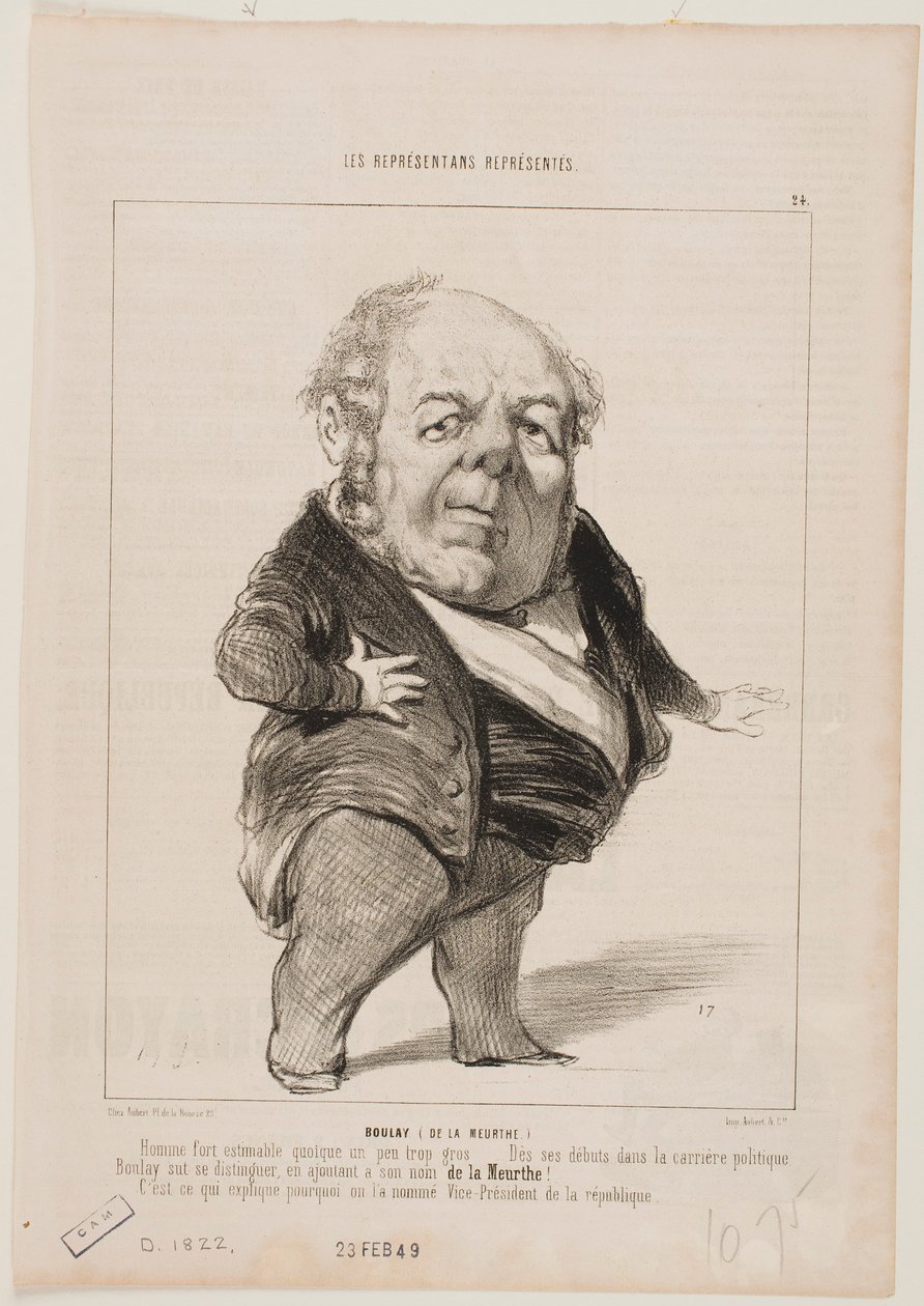 Boulay (de la Meurthe) av Honoré Daumier