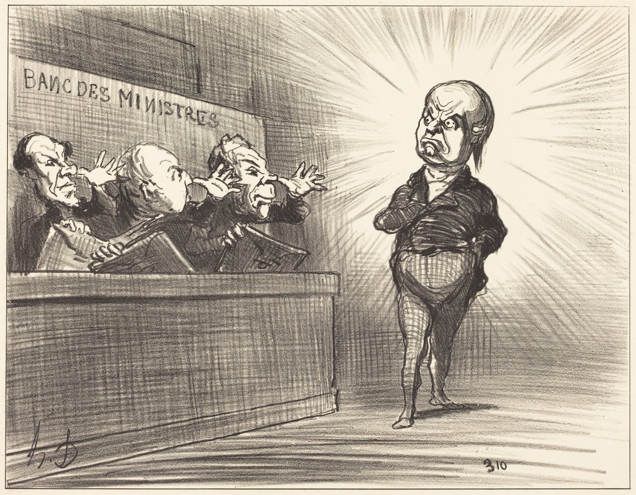 Ikke denne gangen ennå ... av Honoré Daumier