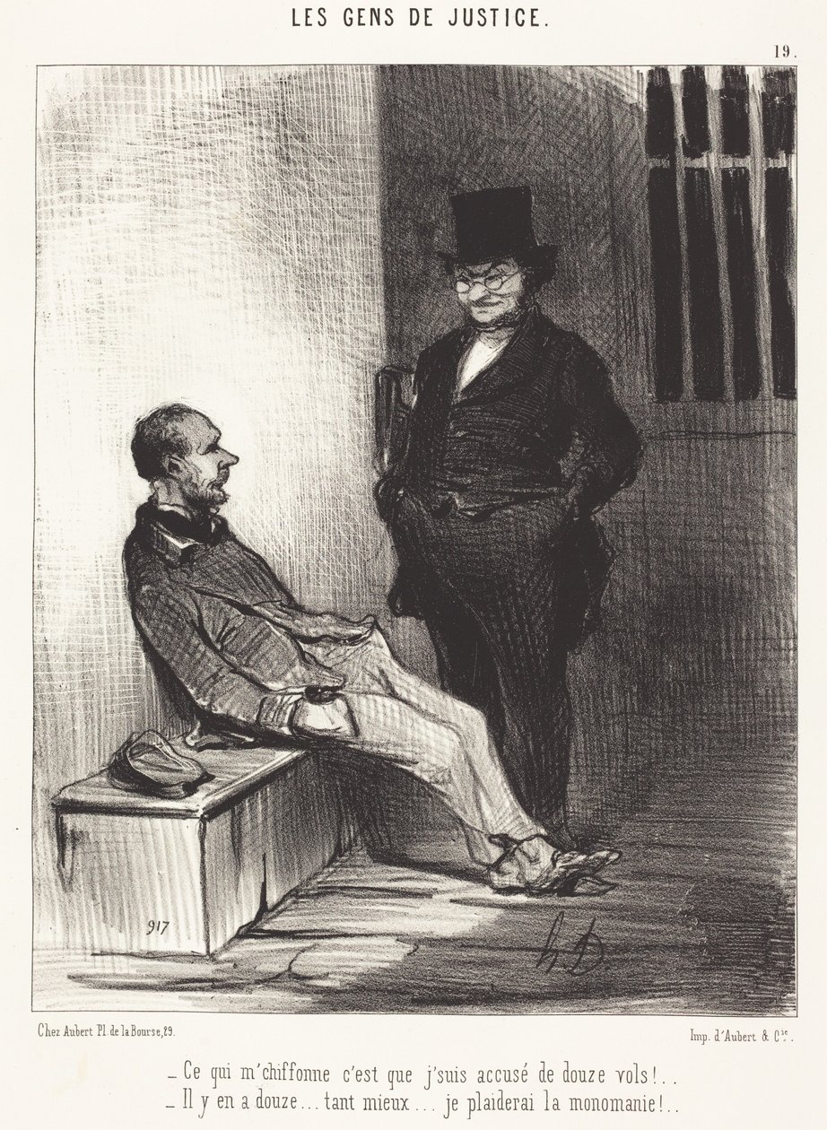 Det som plager meg, er... tolv bind!... av Honoré Daumier