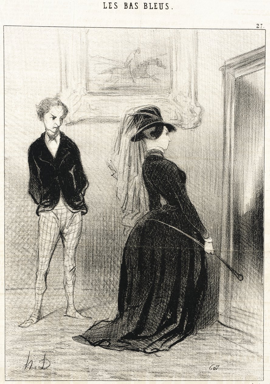 Det er merkelig, jeg får ikke flere ideer nå... av Honoré Daumier