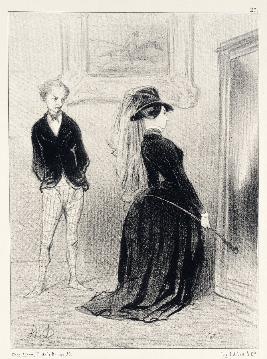 Det er merkelig... Nå får jeg ikke flere ideer... av Honoré Daumier